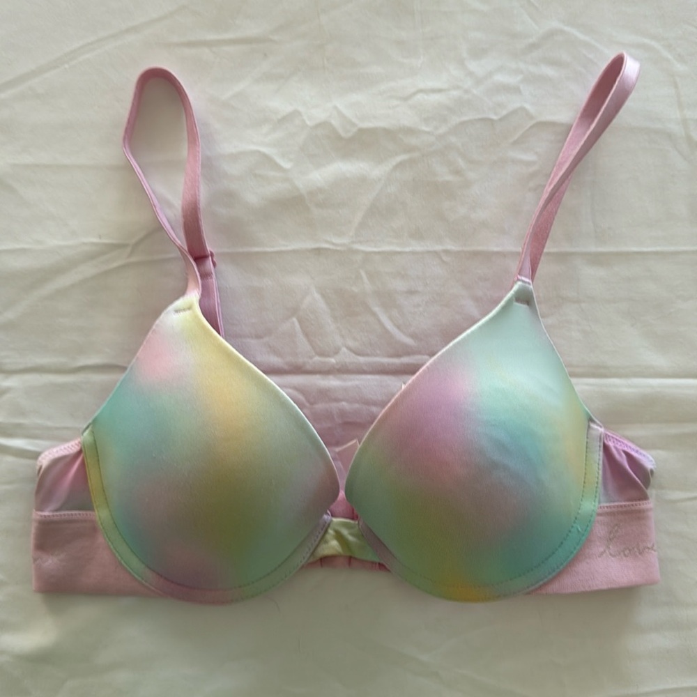 Pink Victoria Secret wear everywhere push-up bra 32A